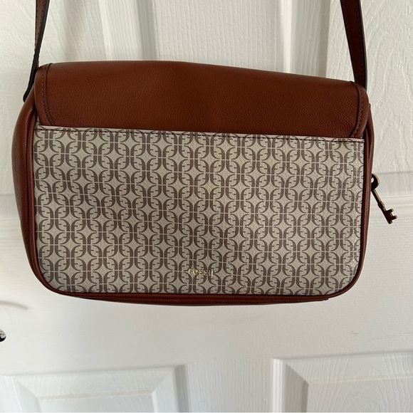 Fossil Brown and Tan Shoulder Bag - Picture 4 of 8